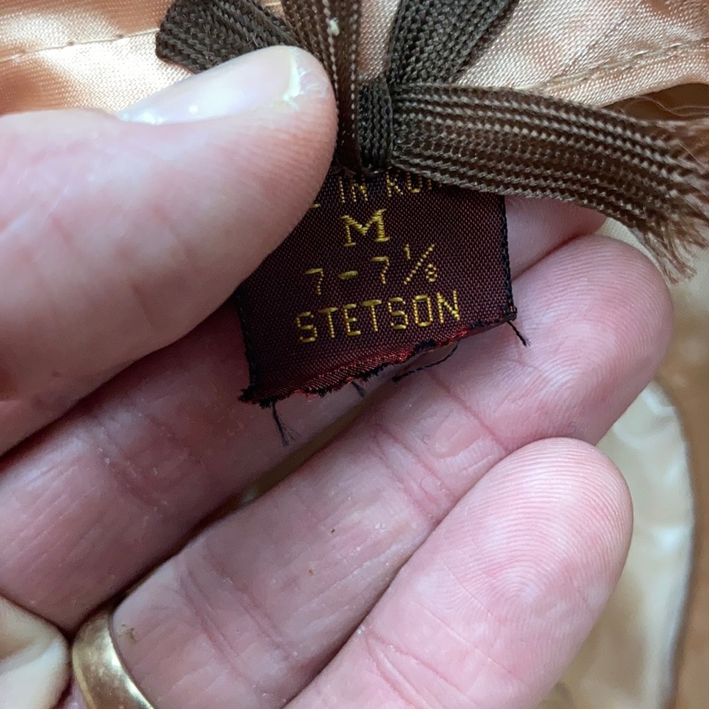Vintage Wool Stetson Fedora - Picture 3 of 3
